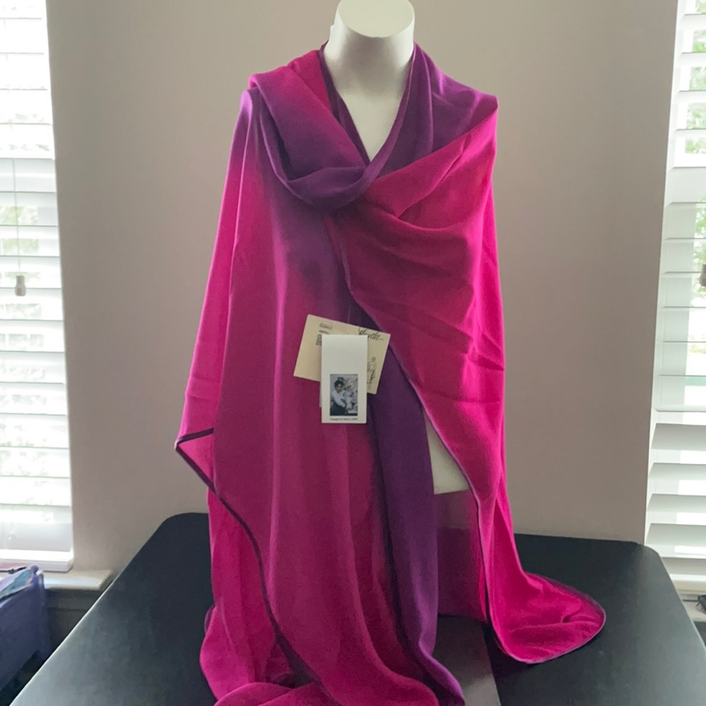 Kavita hand painted 100% silk shawl wrap